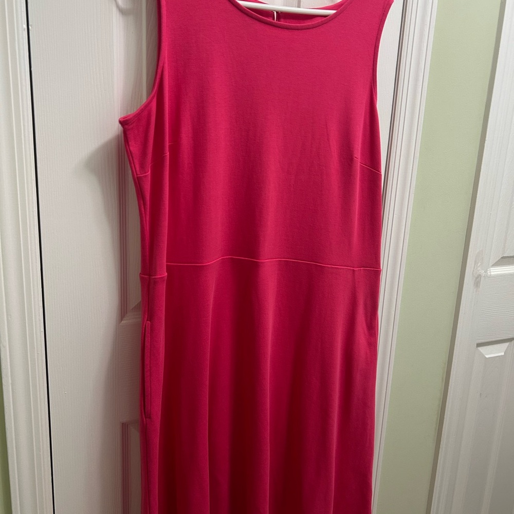 Talbots Vibrant coral dress for any occasion dress up or down